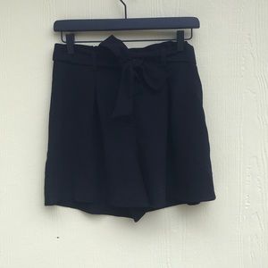 Max & Riley Bow Tie Shorts in Black Size L